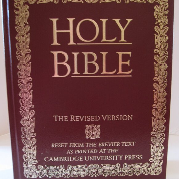 Holy Bible Revised Version Brevier Text Cambridge University RSV Hardcover 1981